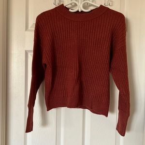 cute slightly cropped sweater